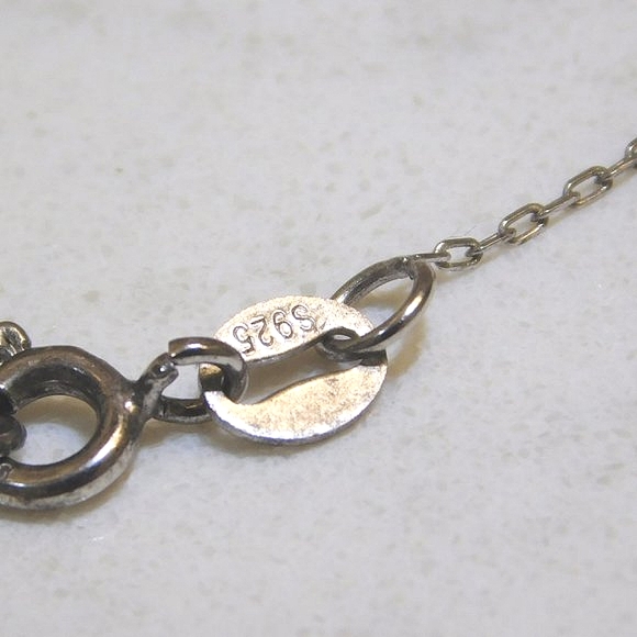 Unique Abstract Microbe Sterling Silver Necklace - Picture 4 of 4